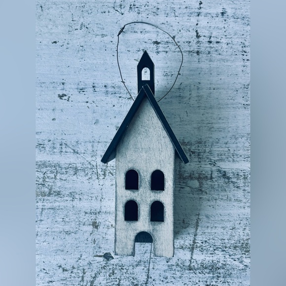 *Mini Primitive Church Ornament - Picture 8 of 11